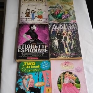 Bundle Of 6 Girls Paperback Books Barbie Fantasy YA